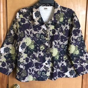 Christopher & Banks button jacket/blazer